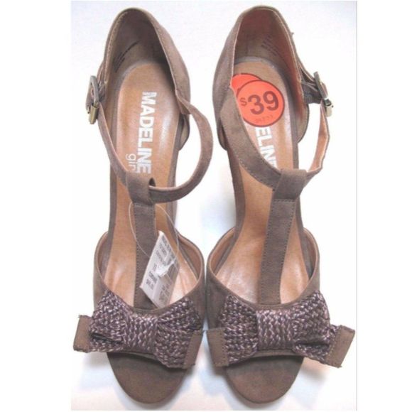 MADELINE girl Purr' Open-Toe 5" Platform Wedge 10M - Picture 6 of 8